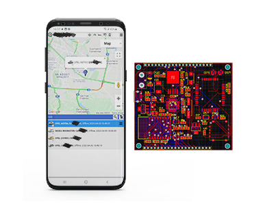 Android GPS tracker + PCB design + firmware.