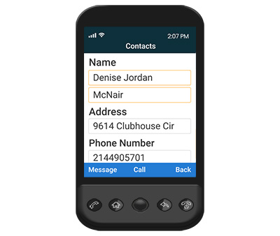 Contacts application for Android and iOS.