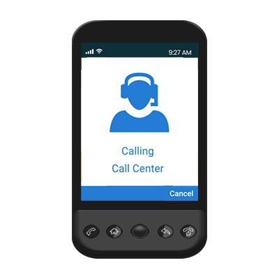 Custom dialer application for Android.