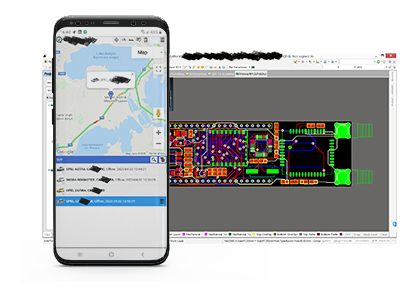 Android GPS тракер и дизайн на PCB.
